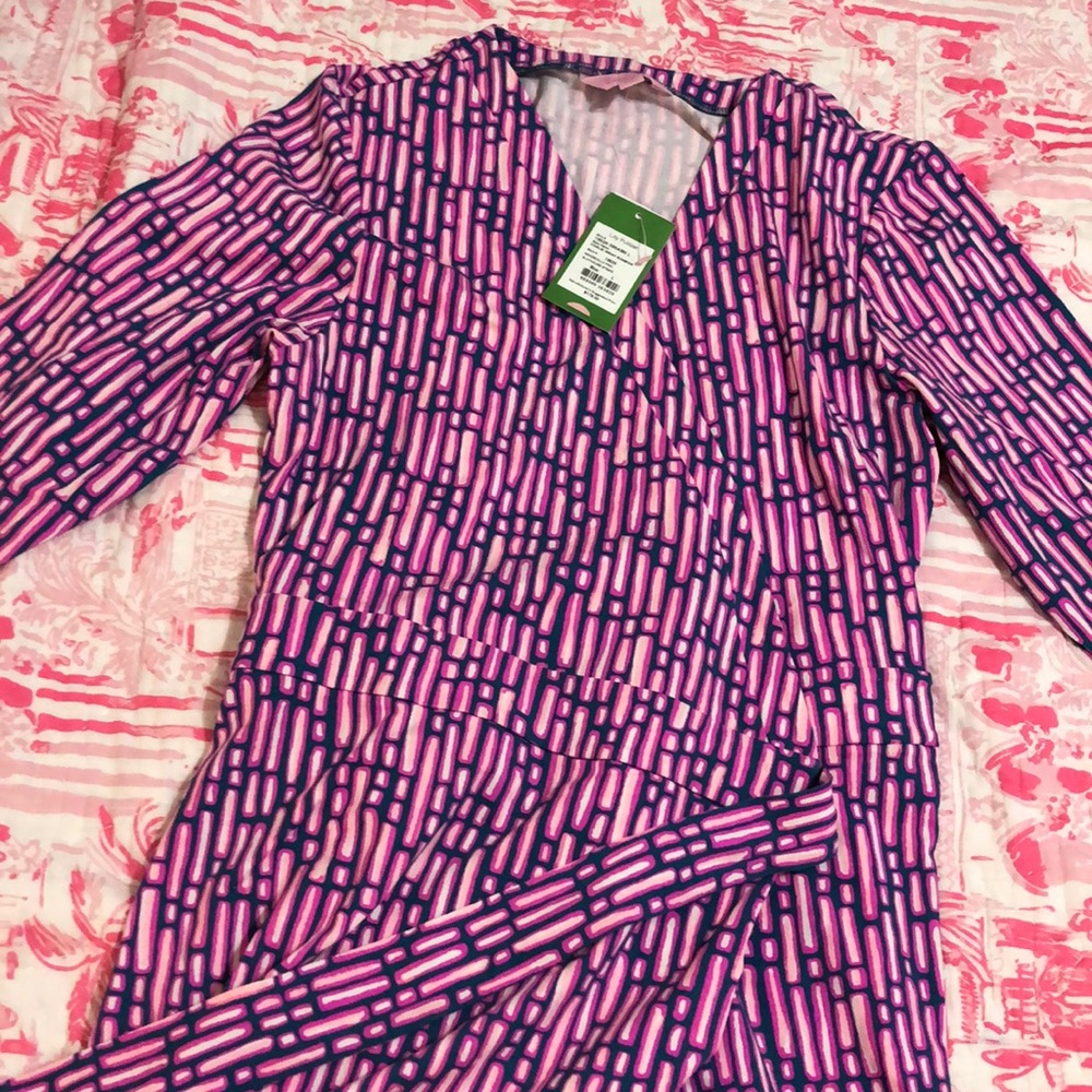 Lilly Pulitzer Karlie Wrap Romper Slathouse Stripe